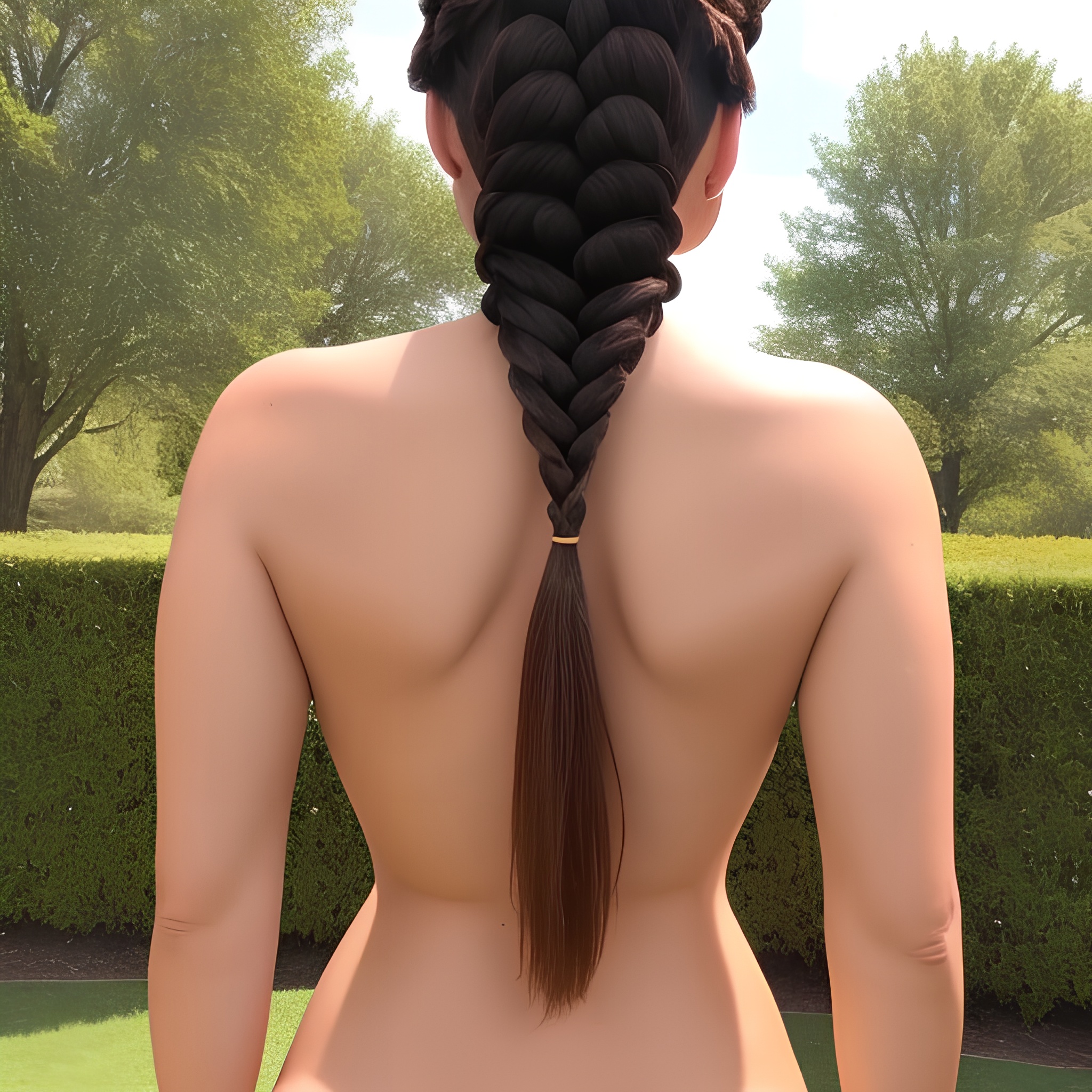 braided woman