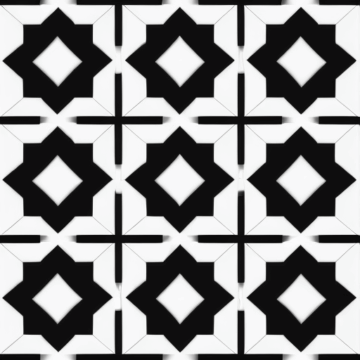 Stunning Minimalist Black and White Geometric Patterns
