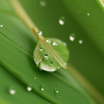 Captivating Dewdrops on Leaf: Nature’s Tiny Miracles