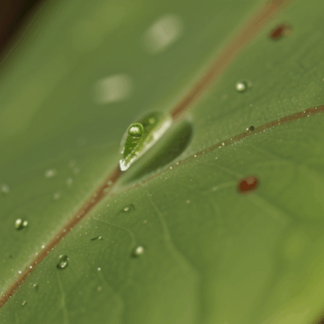 Discover the Beauty of Dewdrops on Leaves