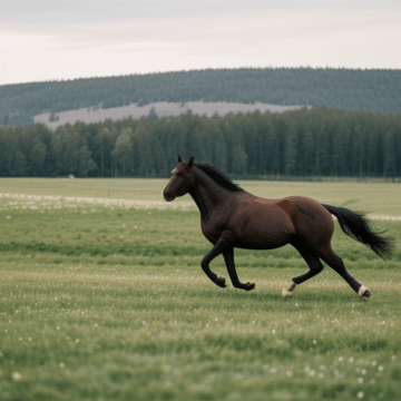 Experience the Freedom of a Horse in a Meadow