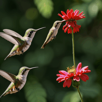Hummingbird’s Delight: Nectar Gathering Wonders
