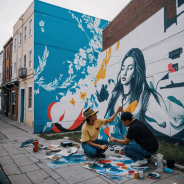 Discover Street Art: Watch a Muralist in Action