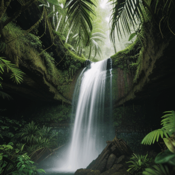 Discover the Enchanting Jungle Waterfall Oasis