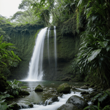 Discover the Majestic Jungle Waterfall Oasis