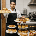 A masterful tray of baked pastry masterpieces, representing the pinnacle of baking skill and creativity.