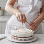 Tips on presenting a cake with style and visual appeal.