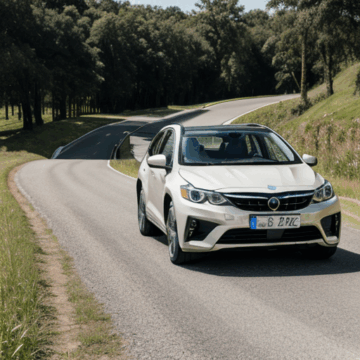 Experience Thrill: Car Driving Down a Hill Adventure