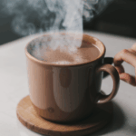 Classic hot chocolate presented in a mug, inviting and warm, perfect for a relaxing evening indoors.