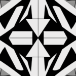 Colorful geometric pattern art with intricate shapes and vivid hues, highlighting creative design innovation.