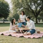 A variety of delicious snacks prepared for a family picnic in the park.