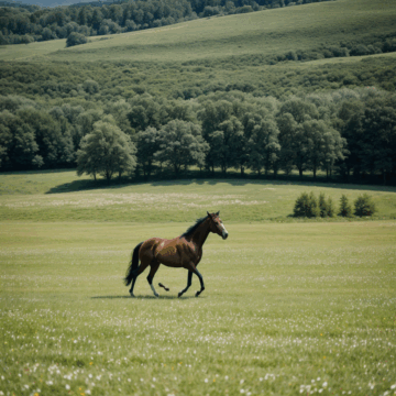 Experience the Freedom of a Horse in a Meadow
