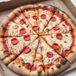 A pizza lovers delight with fresh toppings and a soft, crispy crust