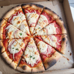 A mouthwatering pizza showcasing fresh ingredients and a perfectly baked crust