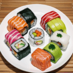 An experience of textures with a range of sushi rolls, each offering a unique bite and flavor.