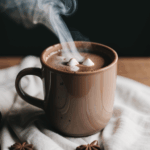 The ultimate cocoa guide visualized in a mug of hot chocolate, showcasing rich flavors and creamy textures.