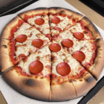 Freshly prepared pizza with a crispy crust, gooey cheese, and vibrant toppings