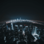 An exploration of the urban night, revealing a city transformed by the interplay of light and modern design.