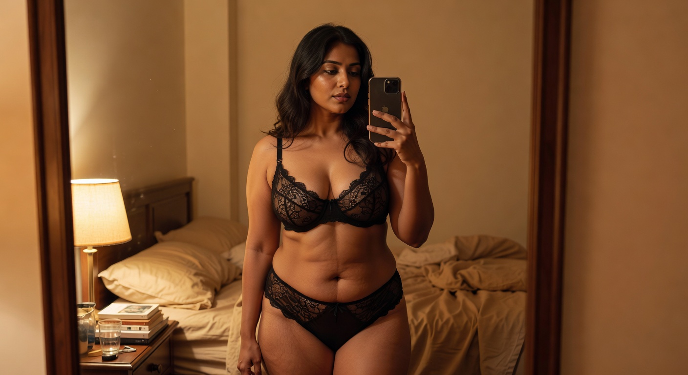 Mirror Mirror â€” Black Lace Lingerie [Grok]